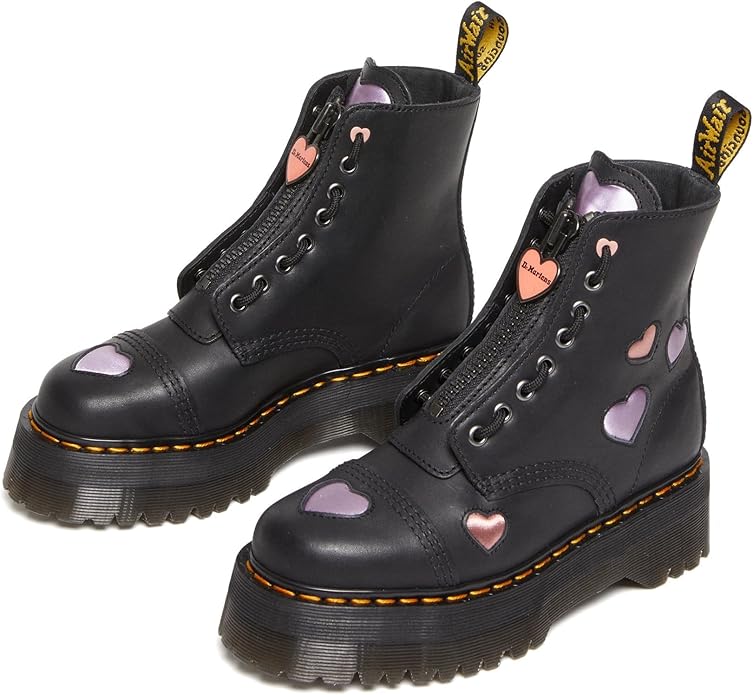 Amazon | Dr. Martens Sinclair Heart, ブラック, 5 | Dr.Martens